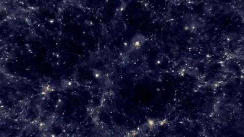 A Large Galaxy With Many Stars In The Sky Stock Footage 329545487
