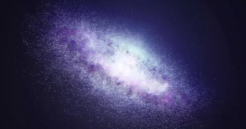 Large Galaxy Rotation Video stock 124612557