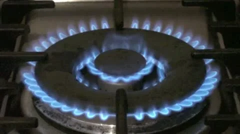 Large Gas Ring Video stock 10595321