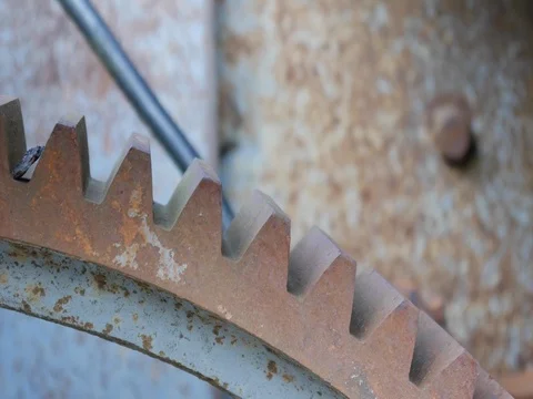 Large gears Stock Footage 82060033