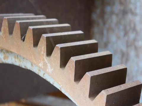 Large gears Stock Footage 82060472