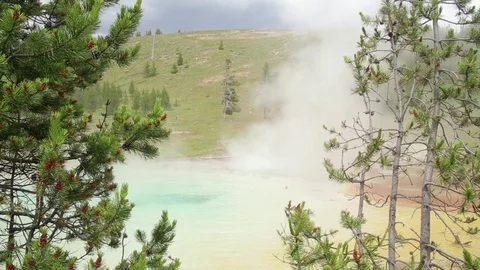 Large Geyser Stock Footage 79549892