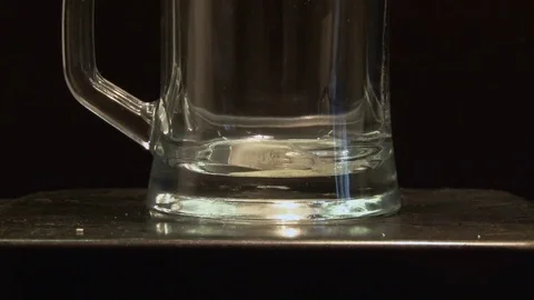 A large glass of cold and refreshing beer Stock Footage 75185045