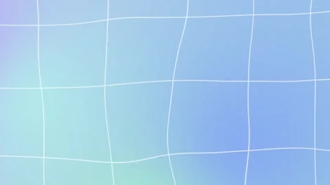 Large Glowing Wavy Grid on Gradient Seamless Loop 스톡 동영상 331416694