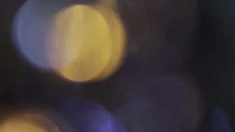 Large gold and blue flashing abstract light with full screen coverage Vidéo 309402953