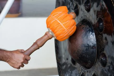 Large gong Stock Photos
