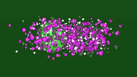 A large green ball Stock Footage 191882722
