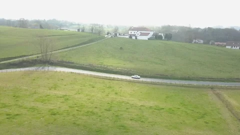 A large green field Stock Footage 156017788