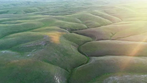 A large green landscape Stock Footage 155510920