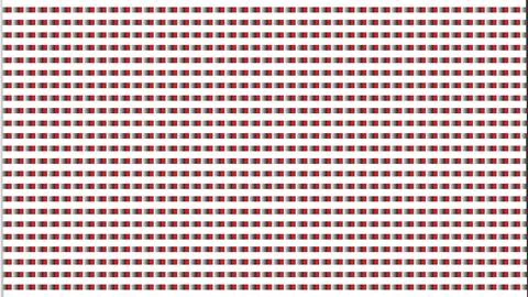 A large grid of small red and gray squares on a white background Stock Illustration