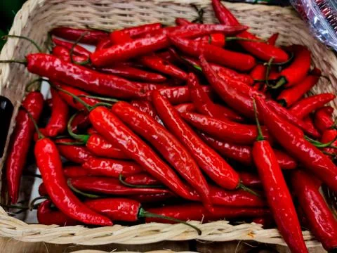 Large group of chilli Stock Photos