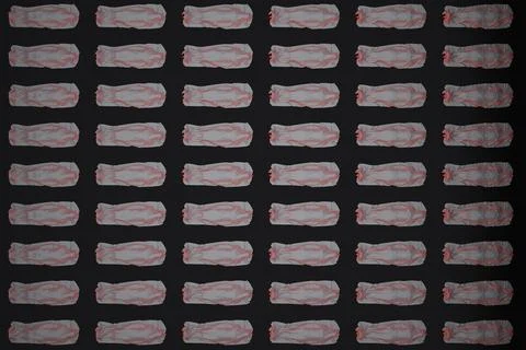 Large group of dead bodies covered Stock Illustration