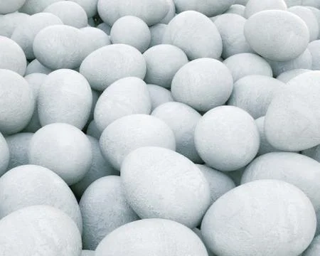 Large group of different Colorful Easter eggs Stock Photos