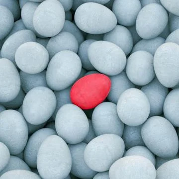 Large group of different Colorful Easter eggs Stock Photos