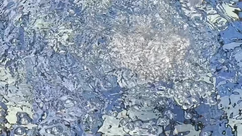 A large group of Koi Fish, or Nishikigoi, or Amur carp at pond, shot from above Vídeo Stock 301080877