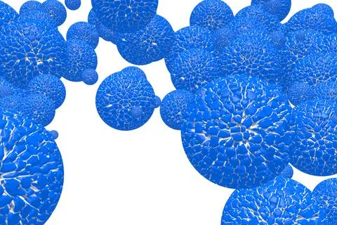 Large group of orbs or spheres. Stock Illustration