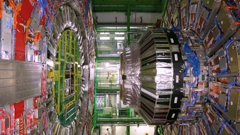 The Large Hadron Collider in CERN Stock Footage