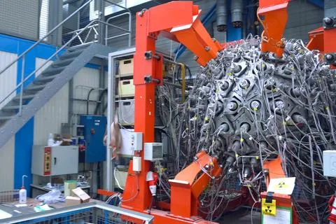 Large Hadron Collider, collider installation Stock Photos