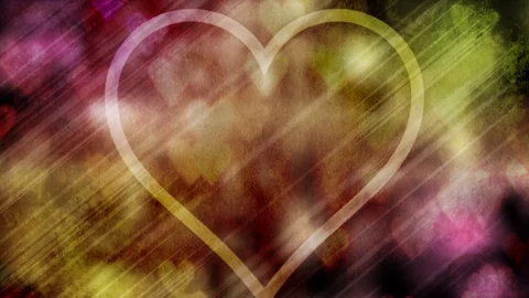 Large Heart Textured Background Stock Footage 129987424
