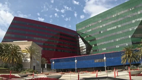 Large Hotel/Convention Center Style Building Stock Footage 131604226