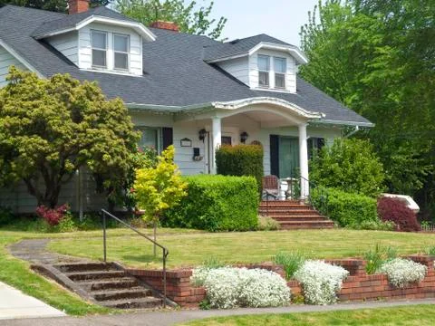 A large house, gresham or. Stock Photos