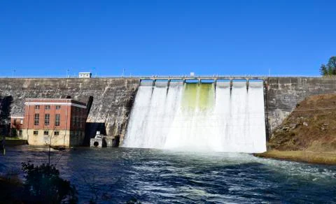 Large Hydroelectric Dam Stock Photos