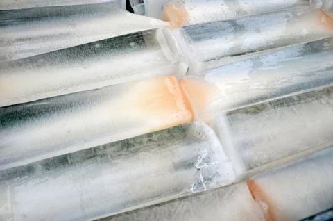 Large ice blocks 库存照片
