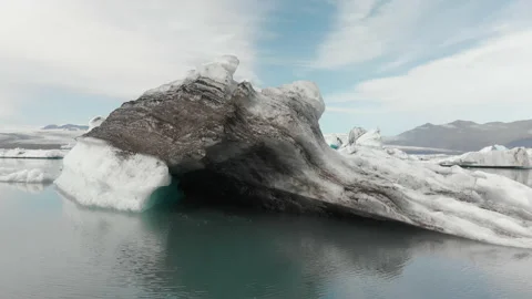 Large Iceberg Drone Stock-Footage 186804043