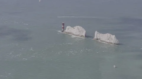 A large iceberg is floating in the ocean Video stock 298282597