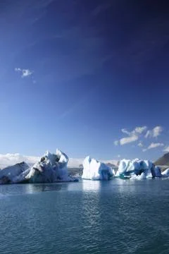Large icebergs Stock Photos