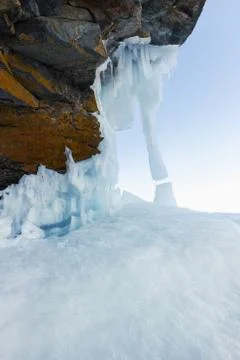 Large icicle Foto stock