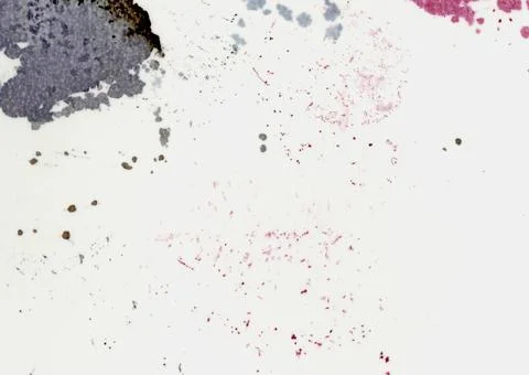 Large image close up of paper texture background scan with large colorful ink Stock Photos