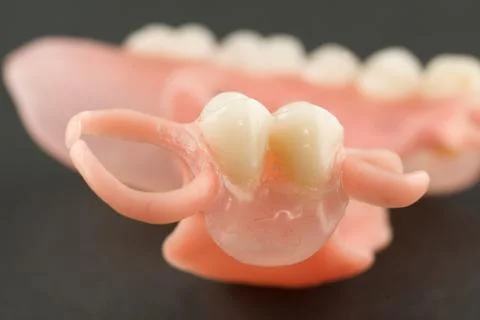 Large image of a modern denture Stock Photos