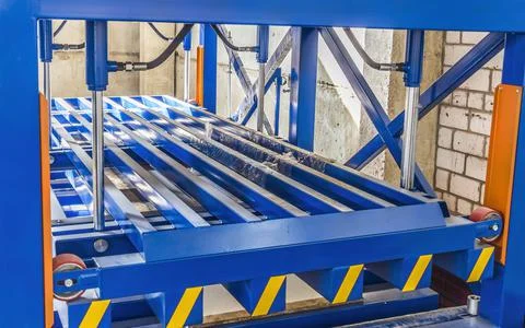 Large industrial press Stock Photos