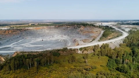 Large industrial quarry. 스톡 동영상 119705722