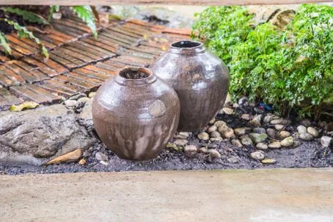 Large jars Stock Photos