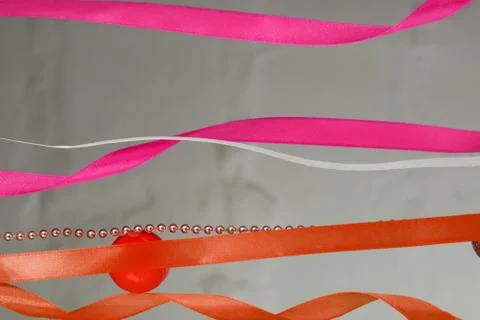 Large Kite Multi-colored Ribbons Stock Photos