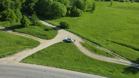 A large lake with a drone Stock Footage 237116675