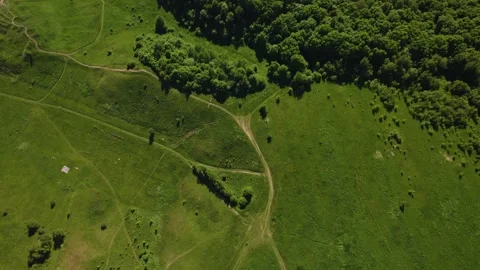 A large lake with a drone Stock Footage 237116790