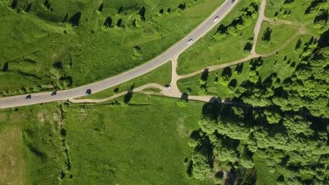 A large lake with a drone Stock Footage 237116801