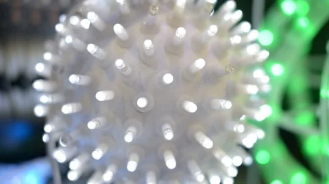 Large LED ball Stock Footage 46256164