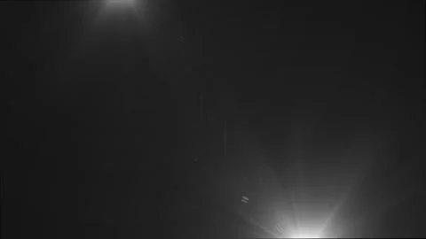 The large light moves from the bottom and the small light moves from the top. Stock-Footage 315385900