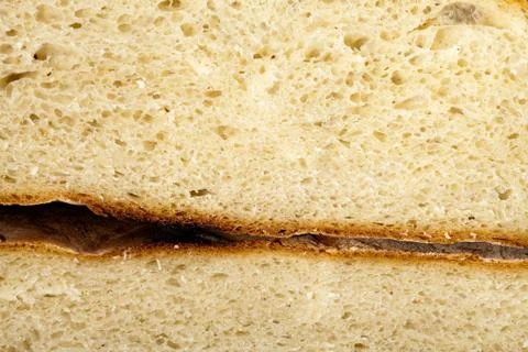 Large loaves of bread traditionally roasted Stock Photos