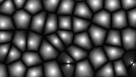 Large Lucid Cellular Pattern Loop on Dark Background Stock Footage 342344539