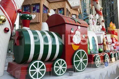 Large luxury christmas decoration Stock Photos