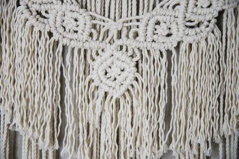 Large Macrame Wall Hanging Stock Photos