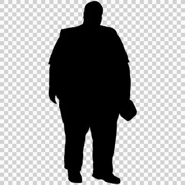 A large man with a jug Illustrazione stock