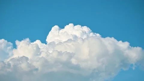 A large mass of clouds moved rapidly. Stock Footage 229844850