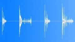 Large metal falling on wooden surfaceSound Effect