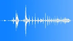 Large metal taking from porcelain to wooden surfaceSound Effect